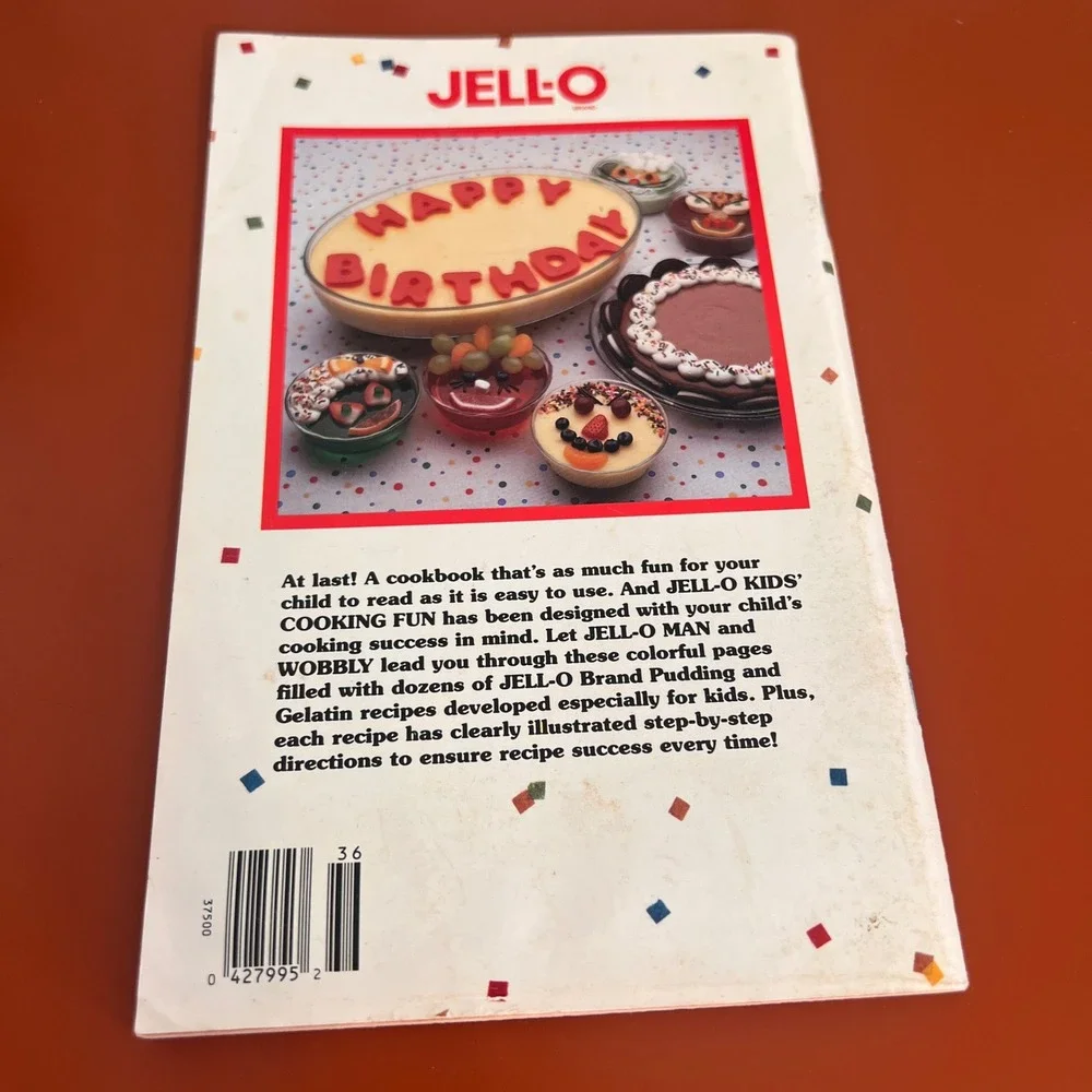 Vintage 1991 Jell-O Kids Cooking Fun Favorite Brand‎ Name Recipes Cookbook No 36